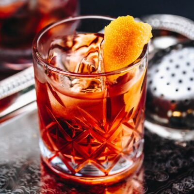 негрони с апельсином