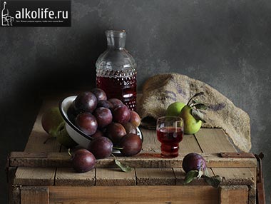 сливовый ликер с грушами фото